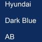 Preview: Hyundai, Dark Blue, AB.